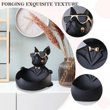 French Bulldog Statue with Tray