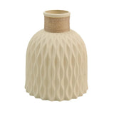 Rope-Textured Plastic Flower Vase