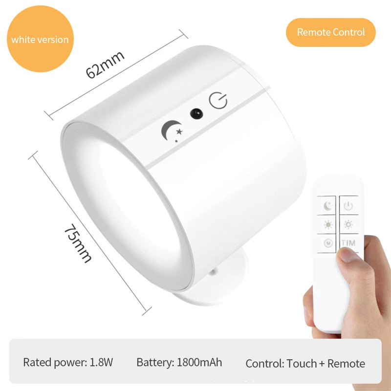 LED Touch Control Wall Lamp