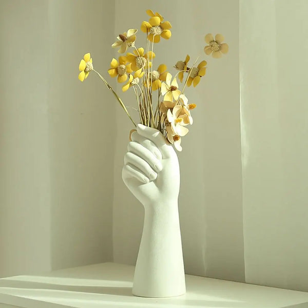 Human Body Flower Vase Ornament