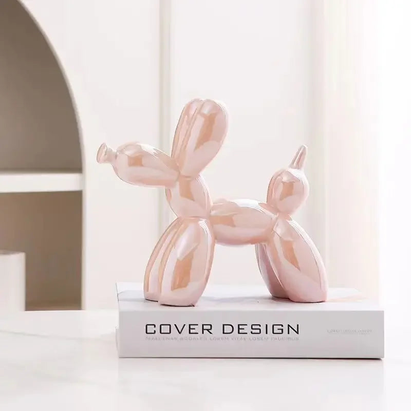 Creative Balloon Dog Ceramic Sculpture